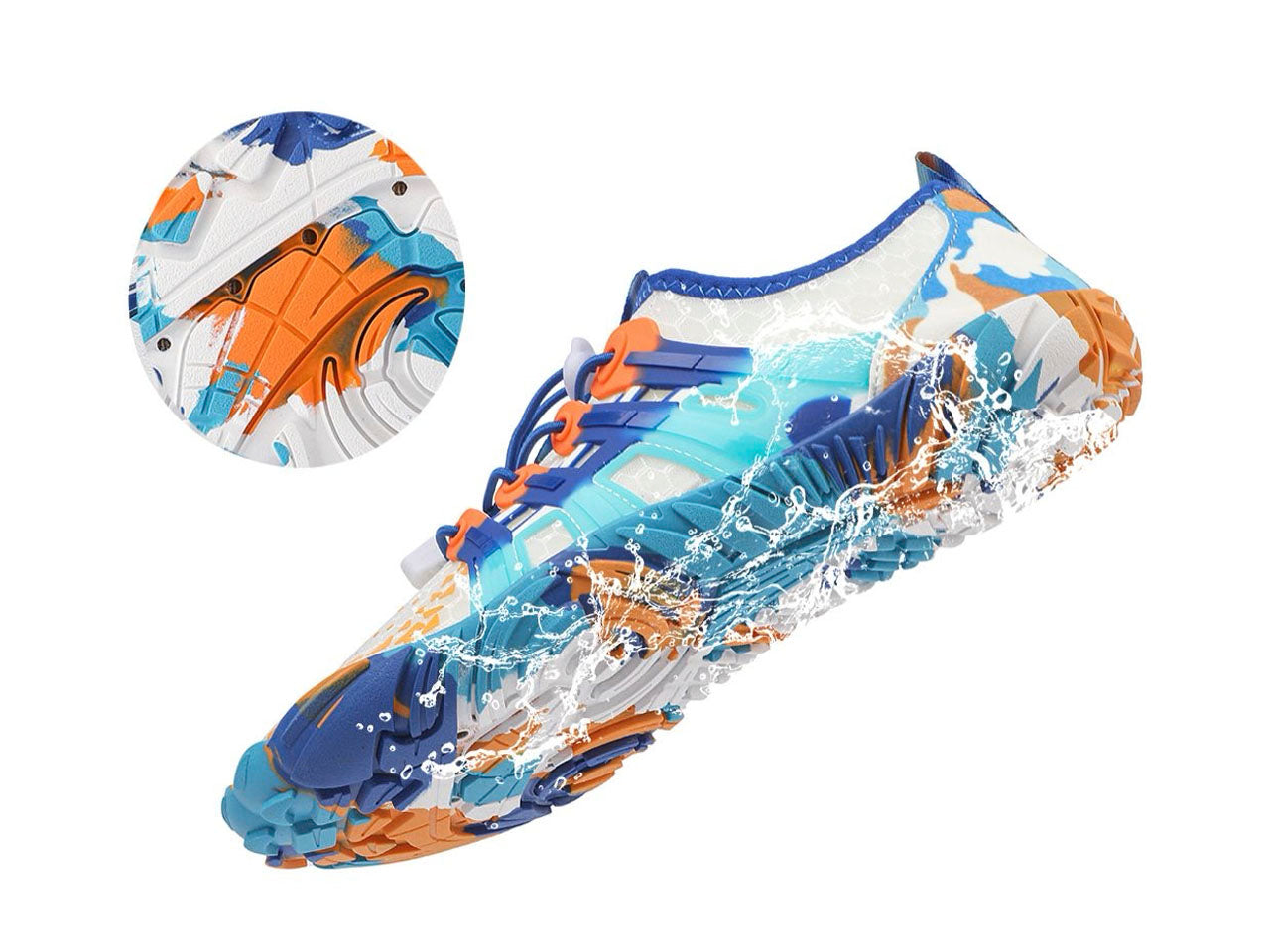 Aquashoes pasador naranja barefoot