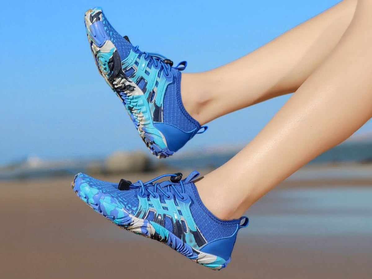 Aquashoes pasador azul barefoot