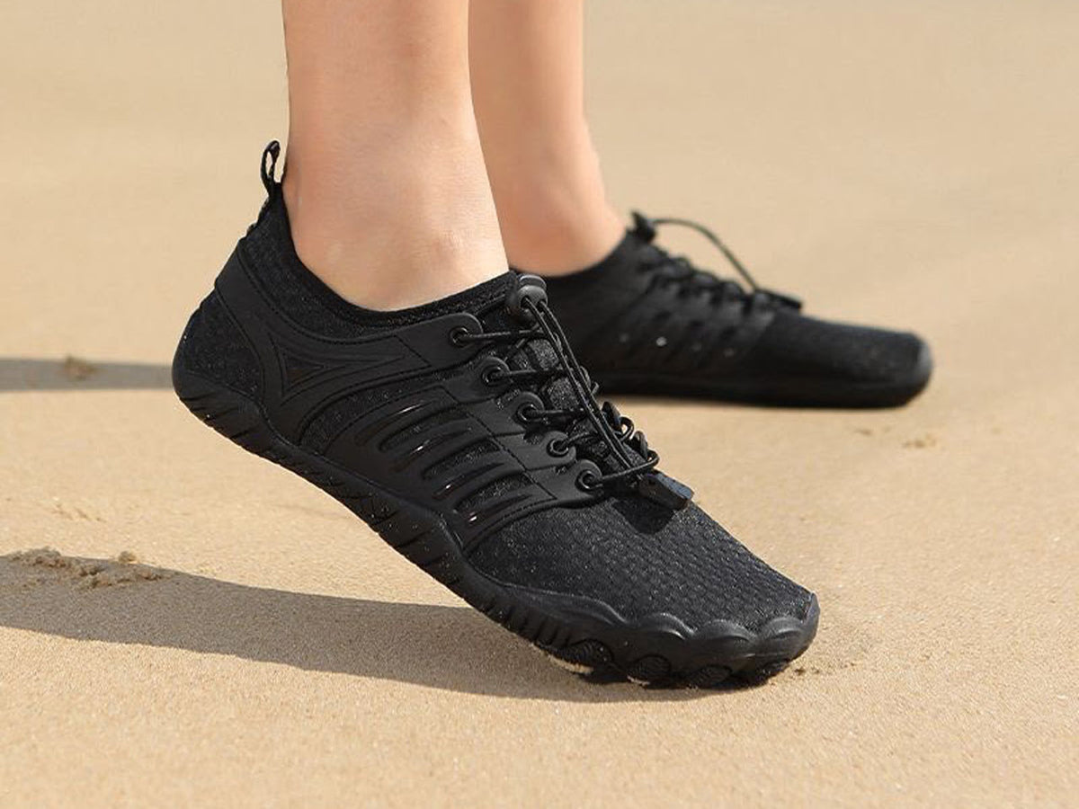 Aquashoes pasador negro barefoot