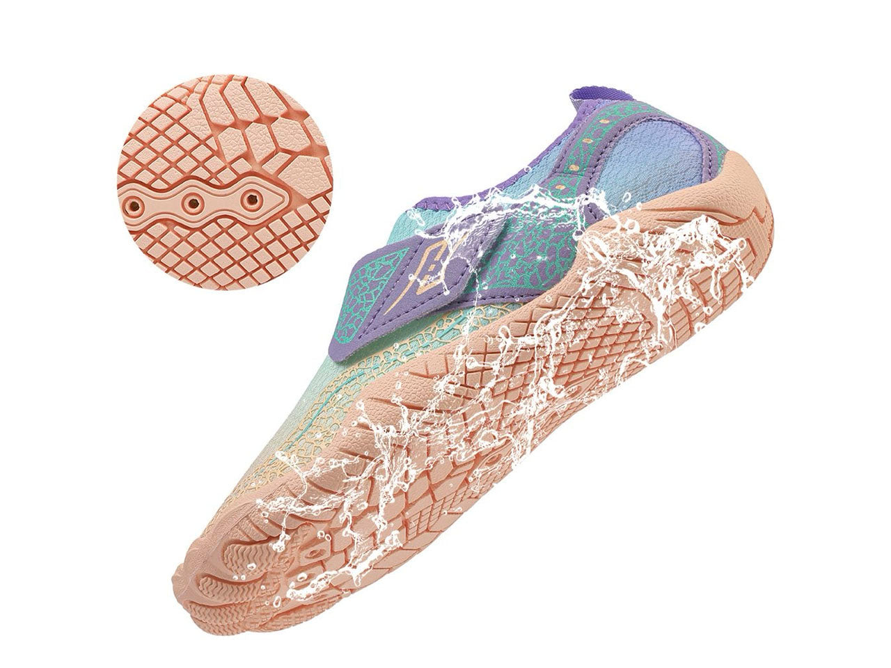 Aquashoes piel multicolor