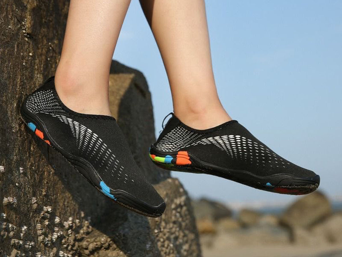 Aquashoes negro plata
