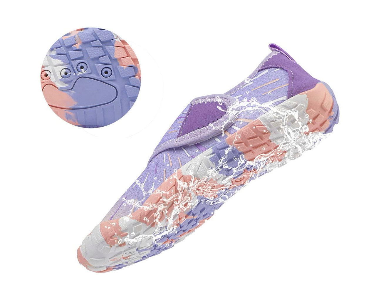 Aquashoes rosado multicolor
