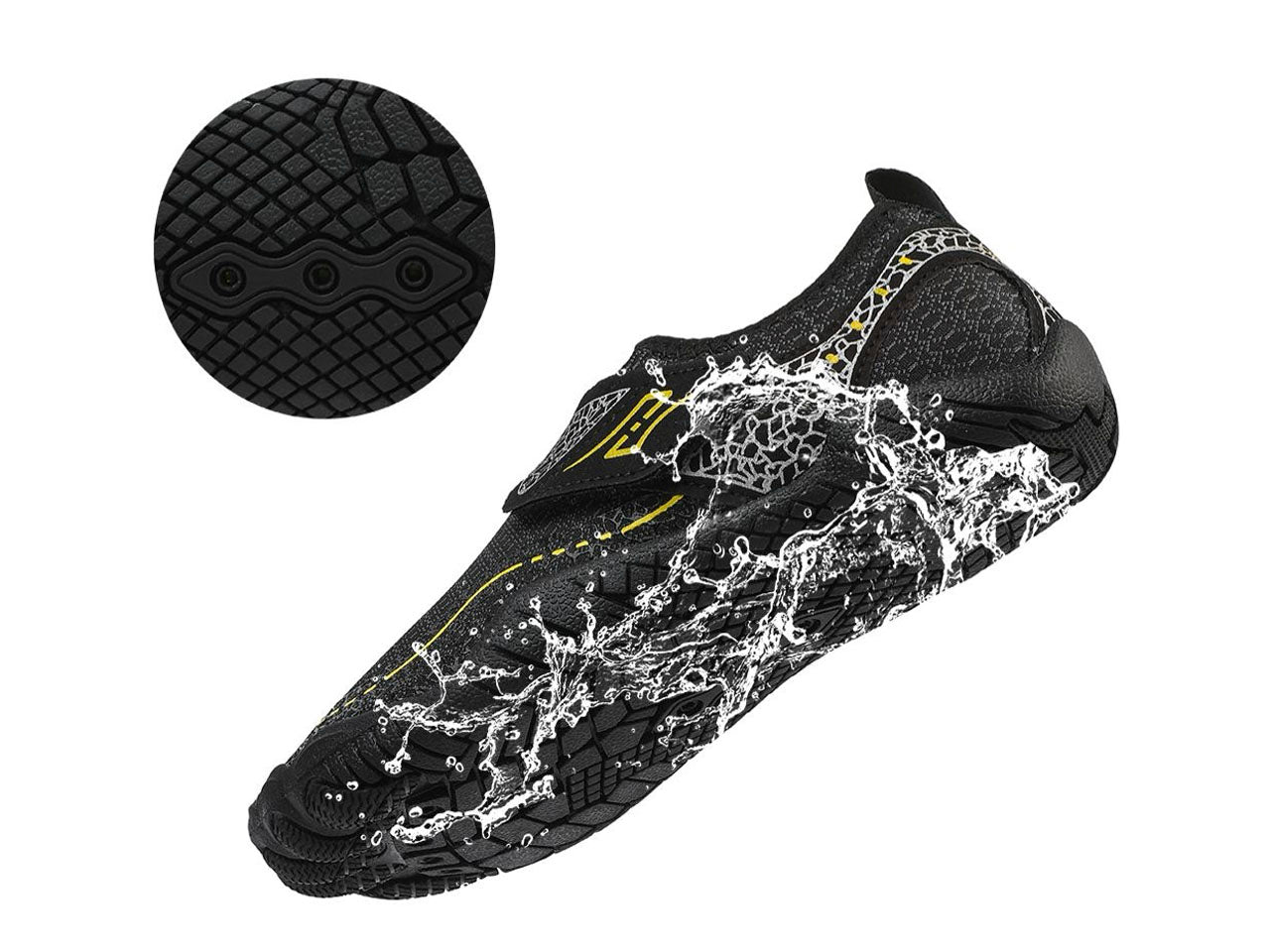 Aquashoes negro multicolor